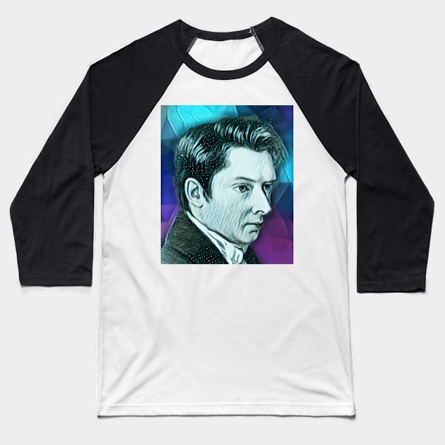 William Hazlitt Portrait | William Hazlitt Artwork 6 Baseball T-Shirt by JustLit